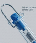 Close-up of Tubular Spring Scale Set With 1N To 30N Range Dual Newton And Gram Readouts for Your Go To Physics Lab Easy Zero Adjustment