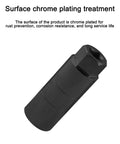 Black Six Point Oil Pressure Sensor Socket For Three Eighths Inch Drive Vehicles with 1-1/8 Inch Hex Alloy Steel.