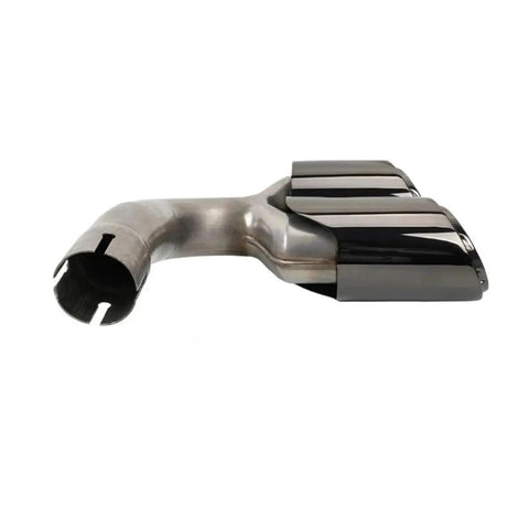 Stainless Steel Exhaust Tip Upgrade For Porsche Cayenne 2018 To 2022 Black Coated Exhaust System Pipe Muffler Tip
