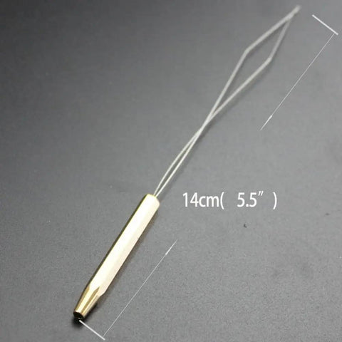 Fishing Line Winder And Fly Tying Bobbin Threader Tool For Outdoor Finisher With Stainless Steel And Brass Build, Easy Threading, Durable Angling Gear For Precise Thread Alignment And Quick Tying, 14cm tool