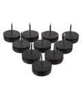 40 Pack Brown Nylon Furniture Glide Pads With Steel Pins For Round Chair Legs Floor Protectors