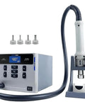 1000W Hot Air Soldering Station With Digital Display, Intelligent Heat Gun, Sleep Mode, BGA Rework Ready, four nozzles visible