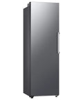 Large 11 Cubic Foot Convertible Upright Freezer And Fridge Flip Featuring Even Airflow And Reversible Door Design Energy Star Certified Stainless Steel Construction