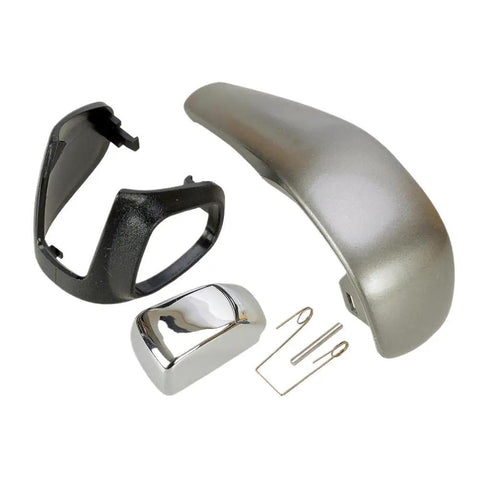 Upgrade Your Ride With This Premium Gear Shifter Knob Handle Repair Kit Set For Chevy Sonic And Trax Models Plus Compatible With Part Numbers That Lock In Tight 42539736 95393161 Plastic Build Ensures Smooth Shifting And Rock Solid Performance Every silver plastic gear shifter handle repair kit with clips