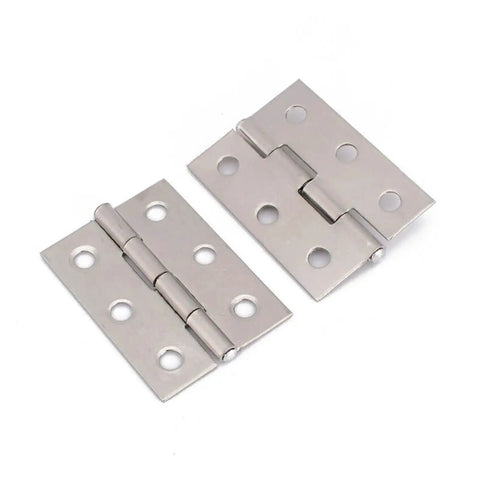 Stainless Steel Ball Bearing Concealed Door Hinges Set, 10 Pieces, Internal Butt Hinge For Doors, Heavy-Duty Replacement For Home Or Office