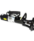 Heavy Duty Electric Rebar Bender Semi Automatic Steel Rod Spiral Bending Machine Max Bend Size 32mm with motor and handle.