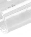 Close-up of glass cup from Tig Welding Glass Cup Kit, 5-Piece Set With 10 O-Rings And Storage Boxes, Durable Cups.