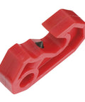 Universal Miniature Circuit Breaker Lockout Device For OSHA Compliant Lockout Tagout Programs, red plastic toggle lockout