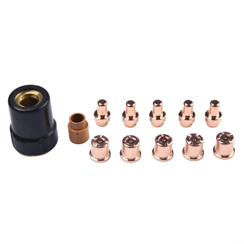 Get Your Plasma Cutter Consumables Kit Ready for Trafimet VersaCut 40 Systems And Hit Clean Edges On Steel With Precise Cuts Plus Extended Life Parts For Pro Results Today, includes copper nozzles and tips.