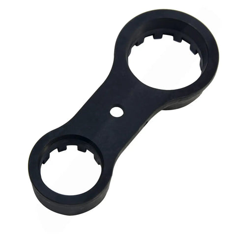 Dual Head Bicycle Fork Wrench For Suntour XCM XCR XCT Front Fork Repair Spanner Tool, black plastic double head tool