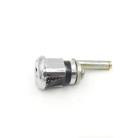 Spring Type Blade Linkage Lock For Filing Cabinets And Metal Cabinets, Heavy Duty Chrome Zinc Alloy Cam Lock With Latch, MA15 Style, No Key Required, Built To Last Chrome Finish For Cabinets And Mailboxes, chrome finish