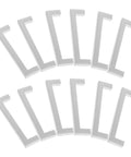 12 Pack Stainless Steel Cabinet Pull Handles For Doors And Drawers With Quick Install Ergonomic Grip Double Holes 128mm Hole Spacing Modern Sleek Silver Hardware For Kitchen Upgrade, 12 silver pulls