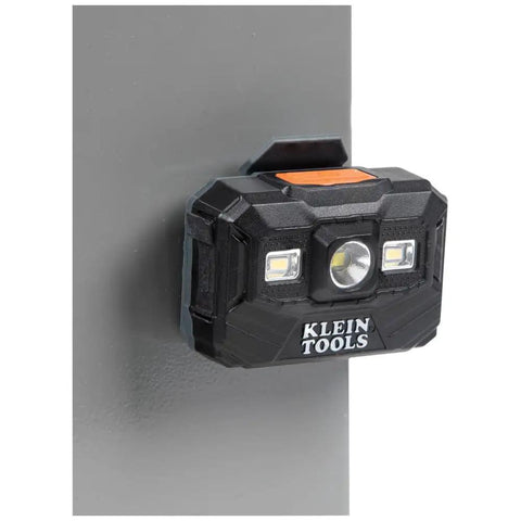 Rechargeable LED Headlamp for Hard Hats, 300 Lumen Work Light with All Day Runtime, 3 Modes, Magnetic Mount on metal surface
