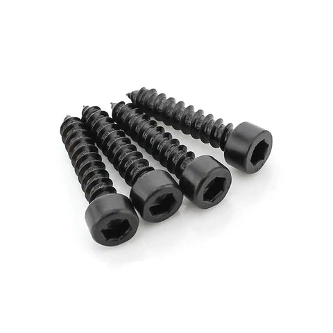 Hex Socket Head Cap Self Tapping Screws Set DIN912 Carbon Steel Black Oxide M1.7 M2 M2.6 M3 M3.5 M4 M5 12mm Length Includes 20pcs M3.5