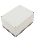 Rock Solid ABS Electrical Junction Box With Clear View Lid And Totally Waterproof Seal For Outdoor Electronic Projects and Wiring Gear That Is Actually Built To Last, white, sealed, 200x150x100mm.