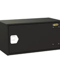 Heavy Duty Swivel Three Drawer Underbody Truck Storage Box with a sleek black design for easy gear access.