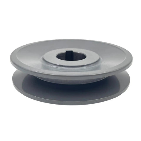 Cast Iron V Belt Pulley Built Tough, 1 Inch Bore, 3.95 Inch Outer Diameter, 1 Groove For A AX B BX 4L 5L Belts, Static Balanced