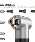 Powerful 350W Electric Die Grinder Sander and Polisher Tool collet options for carving, grinding, polishing, cleaning