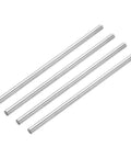 4 Pack 8mm By 200mm Linear Motion Rods Hardened Chrome Plated Rails For 3D Printer CNC DIY Ball Bearing Steel Shaft