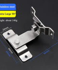 Lock Down Your Rig With This Stainless Steel Slide Bolt Door Lock Offering 90 Degree Rotation ideal for gates, sheds, windows, and cabinets.