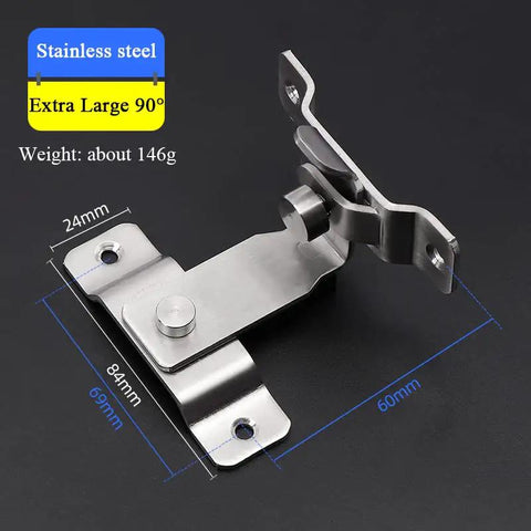 Lock Down Your Rig With This Stainless Steel Slide Bolt Door Lock Offering 90 Degree Rotation ideal for gates, sheds, windows, and cabinets.