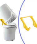 Durable Plastic Beekeeping Gear Bee Honey Bucket Rack and yellow frame grip