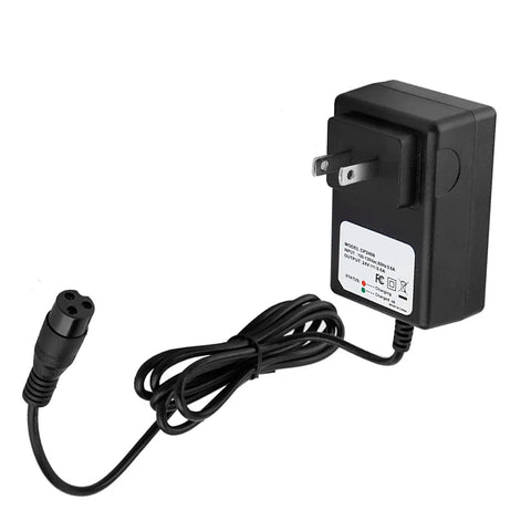 24V Electric Scooter Battery Charger For Power Core E100 E125 E500S PR200 With US 110V Plug Safe Durable 2 Pin Straight Cord