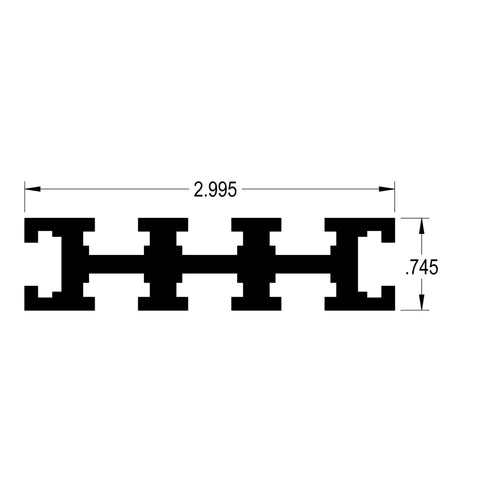 Heavy Duty Extruded Aluminum Multi Precision Track Rail For Custom Miter Saw Fence And Router Jig Setup With Dual Side T Nut Slots Rock Solid Shop Favorite Tooling