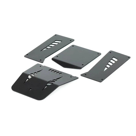 Aluminum Roll Cage And Body Panel Set For 1/18 RC Crawler UTB18 Upgrade Kit with detailed black panels