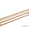 Eight And Thirteen Sixteenths Inch Honey Bronze Drawer Pull From Lynwood Collection By Top Knobs, durable metal handle, front view