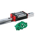 Top Notch Precision Linear Guide Rail Kit With High Durability HGH20 And Slides For DIY Builds Smooth Motion And Low Friction, rail block and caps
