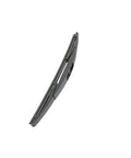 Premium Rear Wiper Blade For 14 Inch Rides Featuring Hassle Free Quick Clip Hookup and All Weather Coated Rubber, side view.