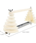 Six Layer Coil Wire Winding Mold With Multi Layer Capability For Mini Motors Plastic Winding Frame For Stator Rewind And Micro Motor Repair 0.37-0.75KW Durable PVC Mold For Safe Precise Electric Motor Maintenance, 25cm x 12.5cm, PVC