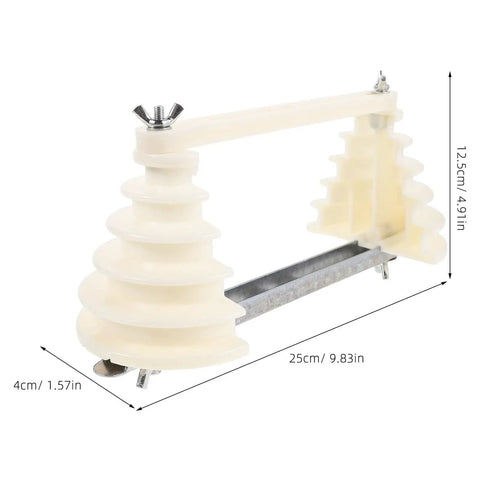 Six Layer Coil Wire Winding Mold With Multi Layer Capability For Mini Motors Plastic Winding Frame For Stator Rewind And Micro Motor Repair 0.37-0.75KW Durable PVC Mold For Safe Precise Electric Motor Maintenance, 25cm x 12.5cm, PVC