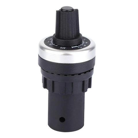 Panel Mount Potentiometer 22mm 2K For VFD Speed Control And VSD Variable Frequency Converter 200W Motor Drive Rheostat Switch Plug