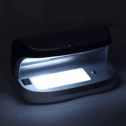 High Speed Money Counter With UV MG WM MGF Detection And Built In Magnifier Scale Banknote Verifier for quick counterfeit check