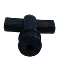 Heavy Duty Commercial T Head Shock Absorbing End Fitting For Hydraulic Rod Screw Head System 500kg High Load Capacity Replacement Part 269501984 And 269501717 Keeps Your Machine Running Strong Like New With Solid Reliable Heavy Work And Home Sites black polymer T-head fitting