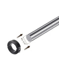 Double Split Shaft Collar, One And A Quarter Inch Rod, Two And One Sixteenth Inch OD, One Half Inch Width, Clamping Style With Set Screw