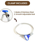 Stainless steel clamp for Dust Collection Bag For Planers And 4 Inch Woodworking Machines 30 Micron Filter 4 Inch Port.