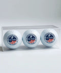 250 Years Commemorative All American Patriot Golf Balls With Eagle And Flag Design White 1776 2026 Anniversary Edition
