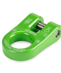 Green Aluminum Winch Shackle With 12000 Lb WLL, Single Pin Crossbeam Recovery Shackle, 7.75 x 5.5 x 2.25 Inches, Powder Coated Green Finish