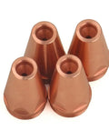 Five Piece P80 Carbon Arc Air Gouging Tips Nozzles For Plasma Cutting Torch Consumables Heavy Duty Replacement Rods High Heat Resistant Fit 40-100 Amp Machines