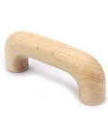 Unfinished Beech Wood Drawer Knob Set Of 10 With 2-1/2 Inch Center To Center Spacing, 64 Mm Hole Distance, 4 Mm Hole Diameter
