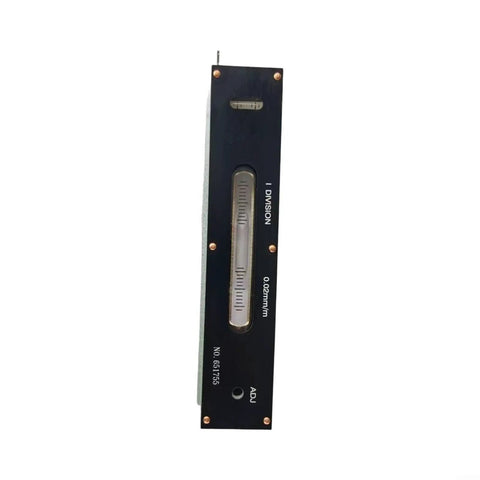 Machinist For Spirit Level, 0.02mm Steel Level For Machine Tool Alignment, side view showing precision scale and adjustments.