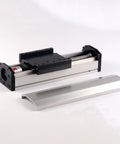 Pro Grade Linear Motion Guideway for CNC Routers and Lathes, Ultra Precision 0.03mm, Stroke 50-500mm, Flexible Mounting With Side and Bottom Nuts, M3/M4 Sensor Mounts and M5 Module Mounts for DIY Machining, dual-rail linear actuator