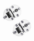 Drop Down Cabinet Hinges 90 Degree Zinc Alloy Door Flap Set For Kitchen And Bedroom Cupboards 2Pcs Easy Access Hardware