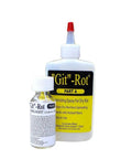 Heavy Duty Two Part Liquid Epoxy Wood Repair Kit 4 Oz, part A and B bottles for restoring dry rotted timber.