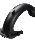 Black rear fender mudguard for Segway Ninebot Max G30 electric scooter, showing durable plastic replacement part, easy install repair accessory.