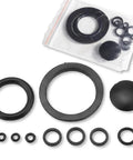 Sprayer seal rings set, 10-piece black rubber gaskets in varying sizes for lawn sprayers and irrigation