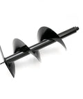 12 Inch Diameter Post Hole Auger Drill Bit For Handheld Diggers And Earth Or Ice Augers, 29.2 Inch Long, shaft and blades